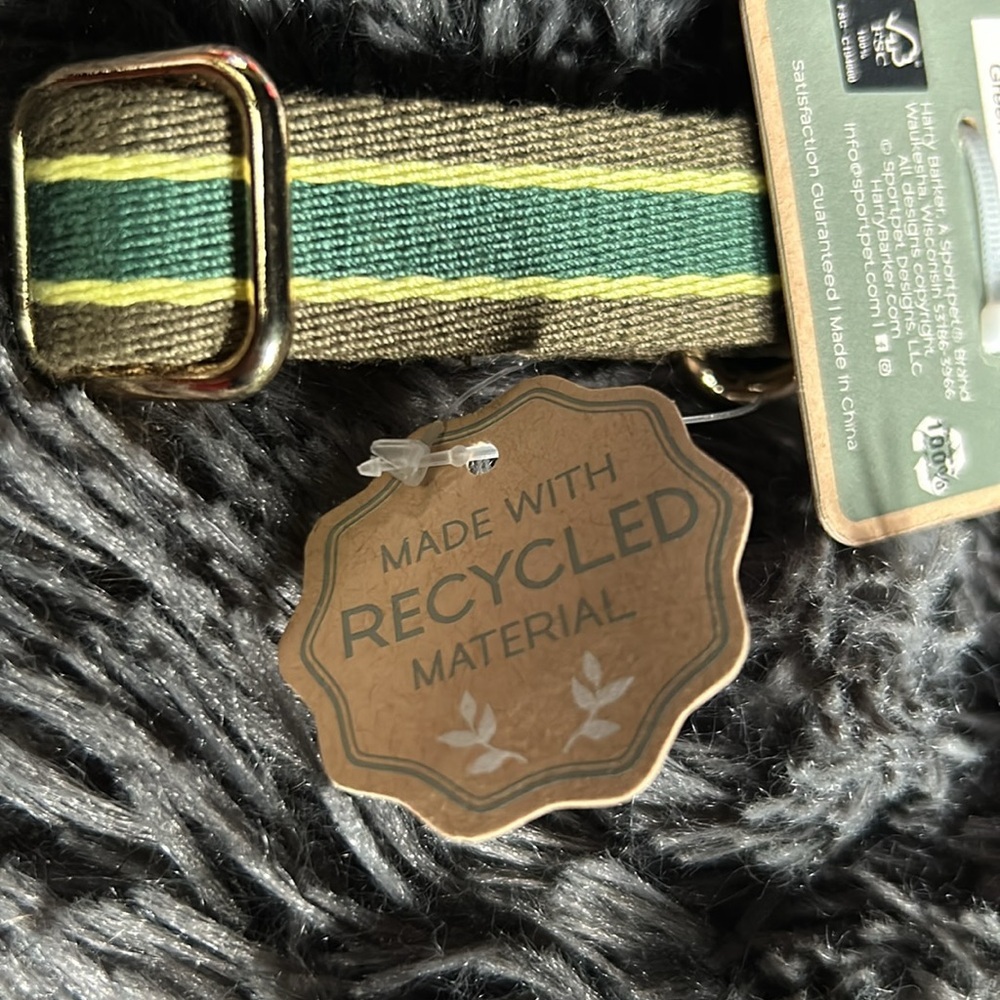 NWT Harry Barker striped dog collar S - Picture 6 of 7